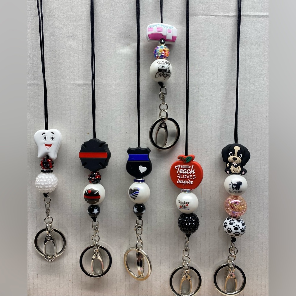 NWT HANDMADE ID BADGE LANYARDS